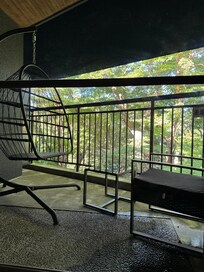 balcón de la habitación
