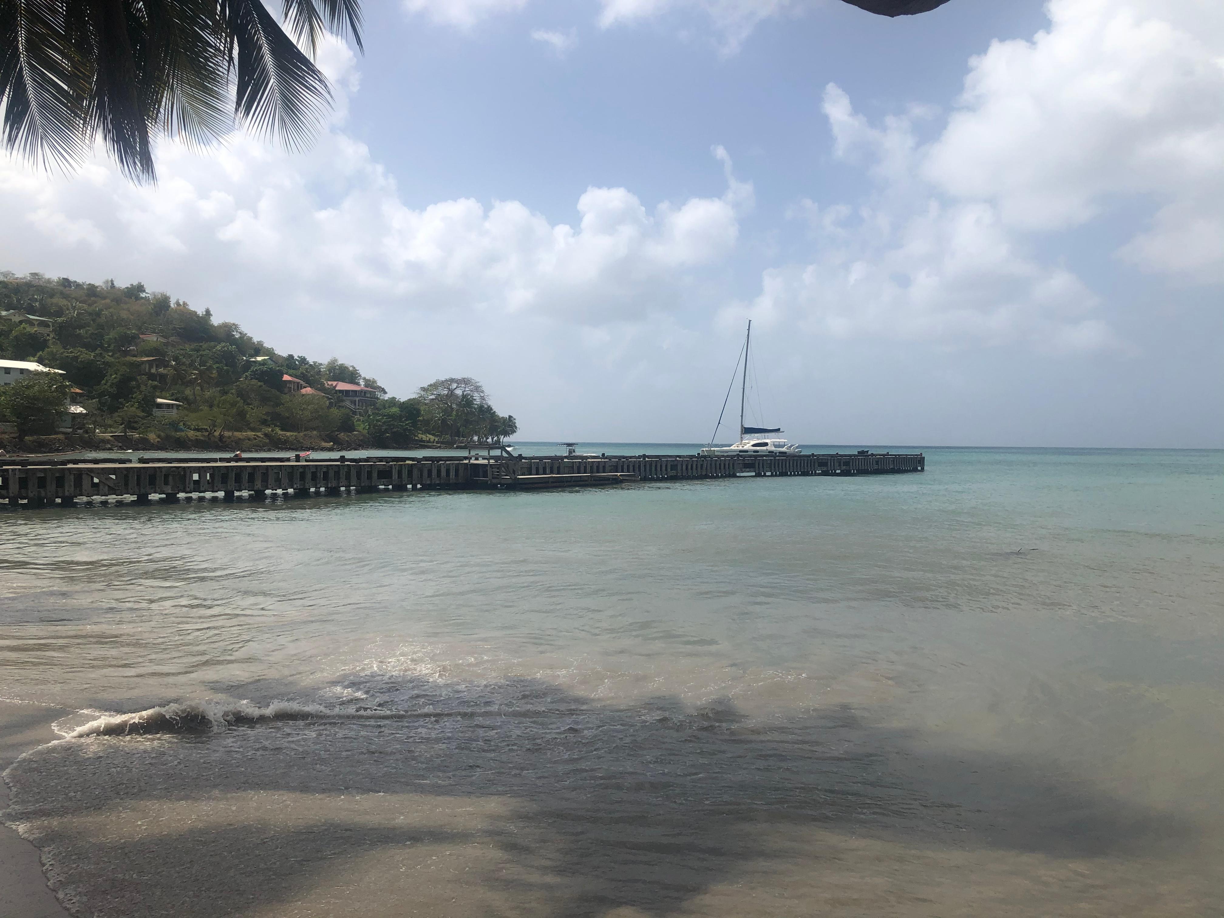 The beach, walking distance from the hotel.