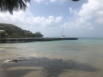 The beach, walking distance from the hotel.