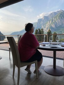 Udsigten fra restauranten på hotellet