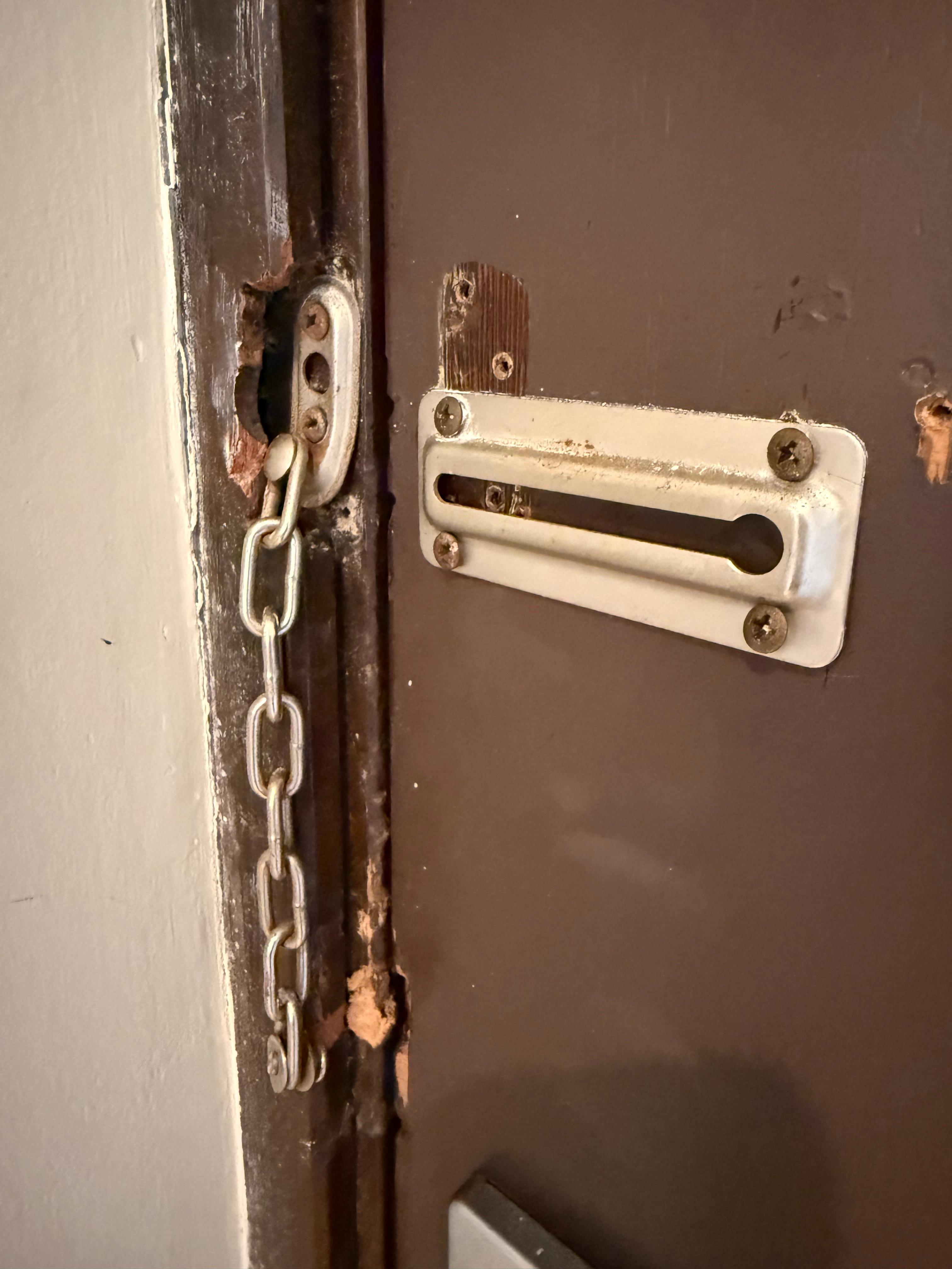 Door Lock, that has been rode hard and put away wet.