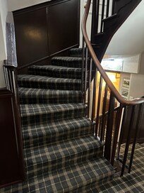 Stairs. No lift