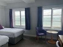 This is actually the ‘twin seaview’ room option-no French doors onto a balcony