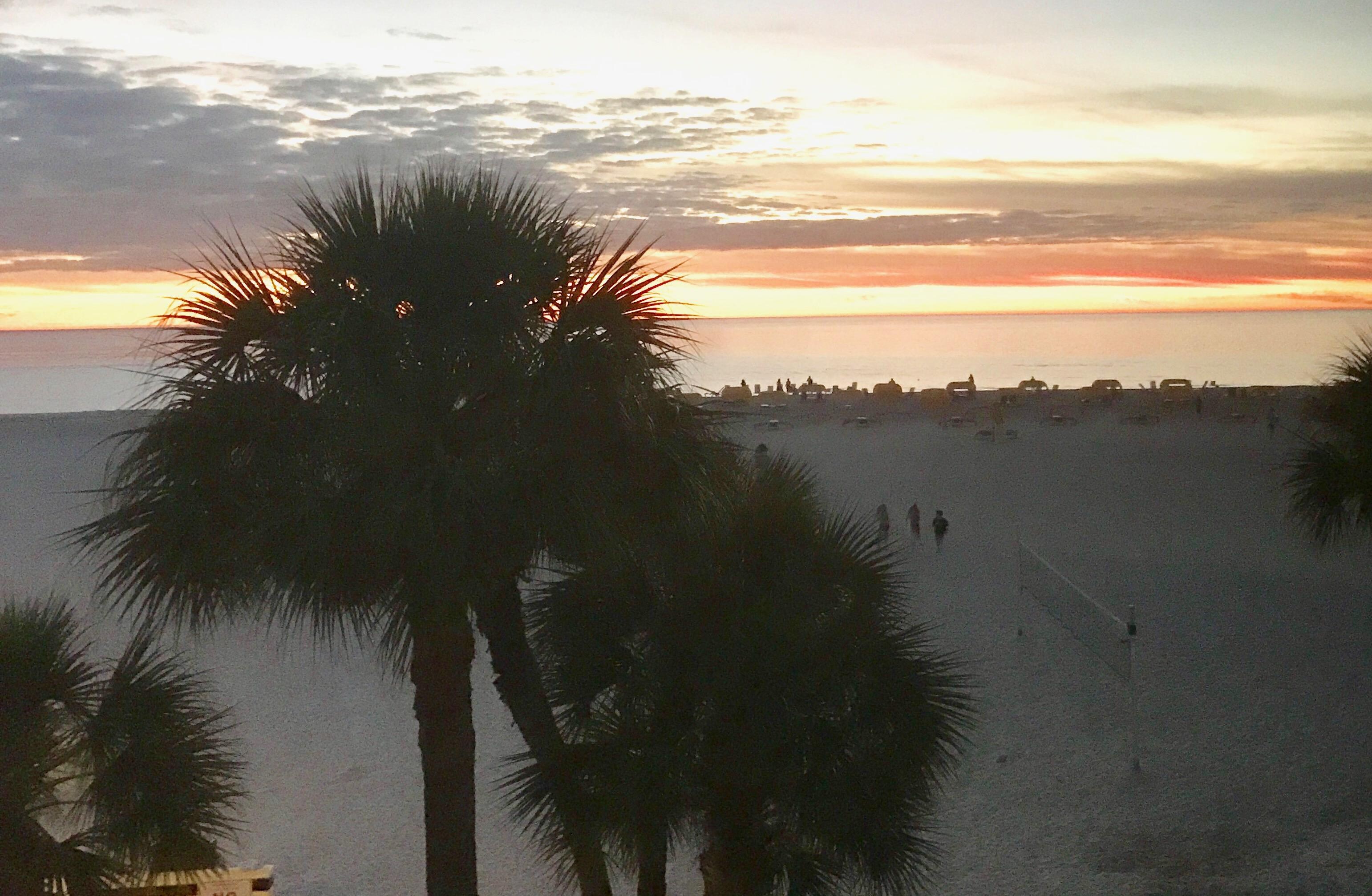 View from our balcony