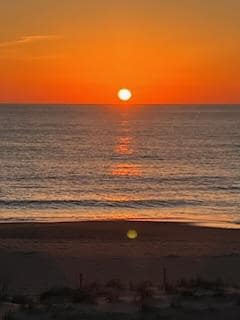 Beautiful sunrise view from our room