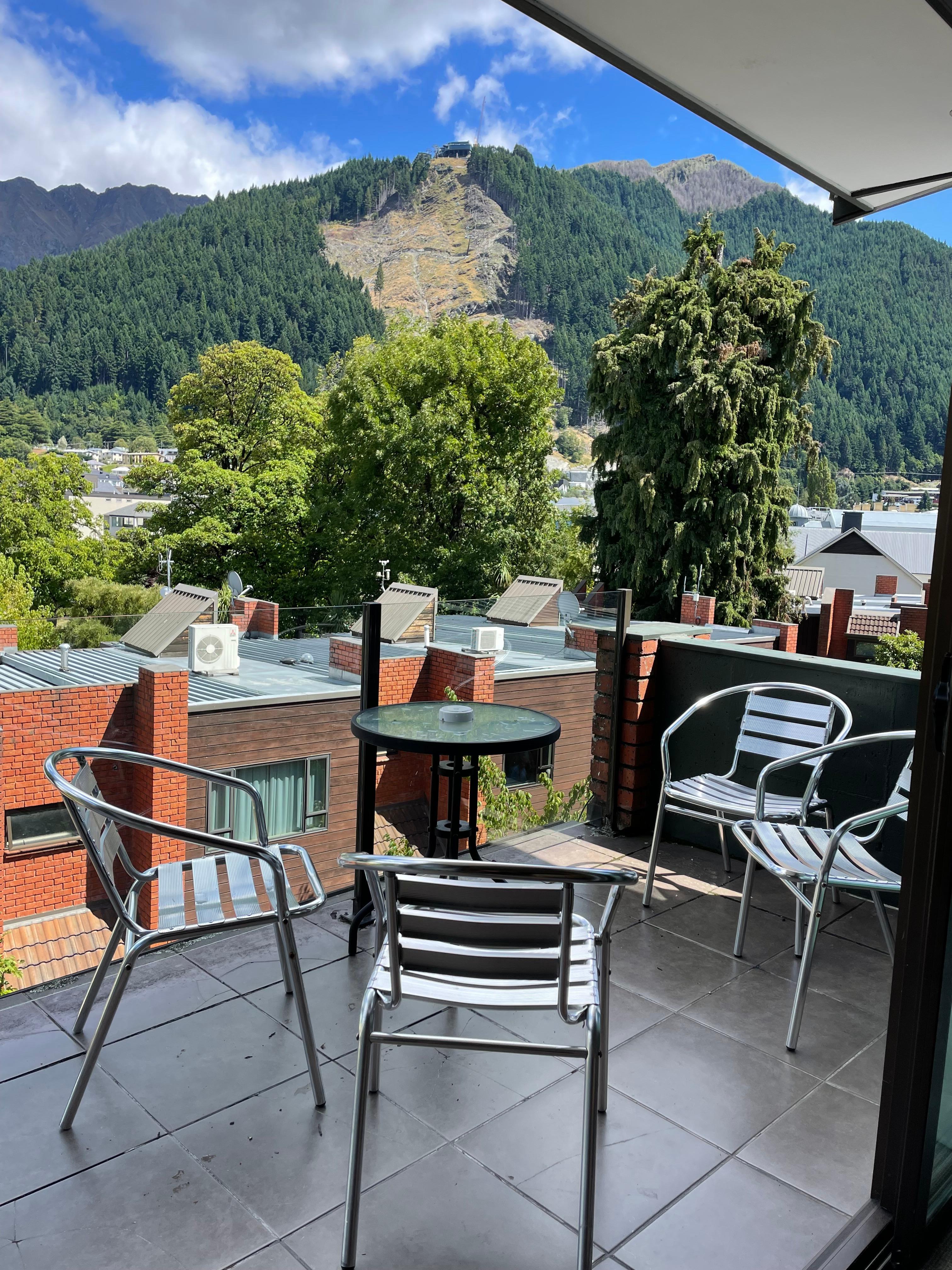 Patio view to the gondola