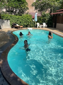 Pool in the afternoon