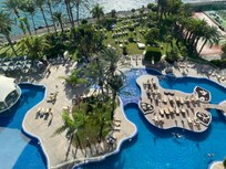 Udsigen fra vores værelse