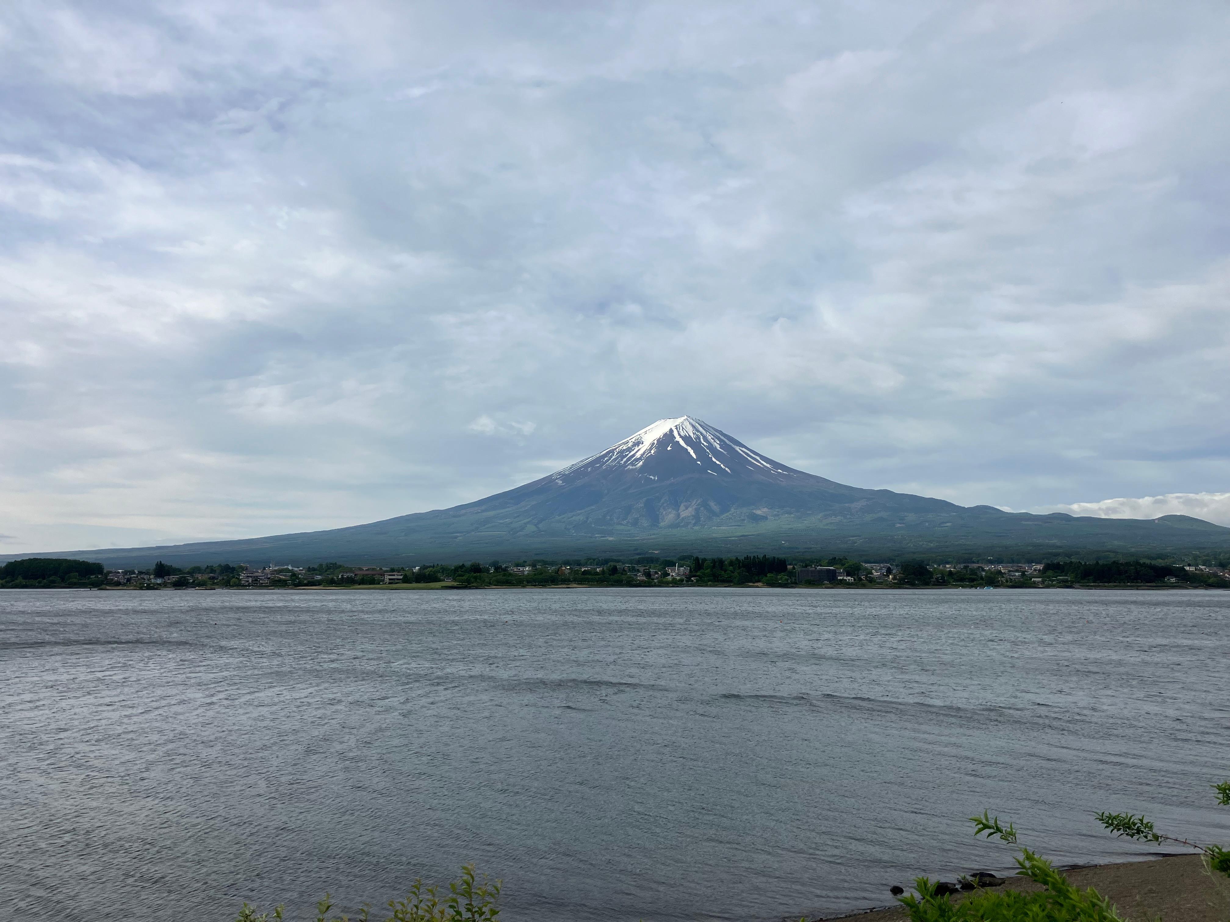 河口湖からの眺望