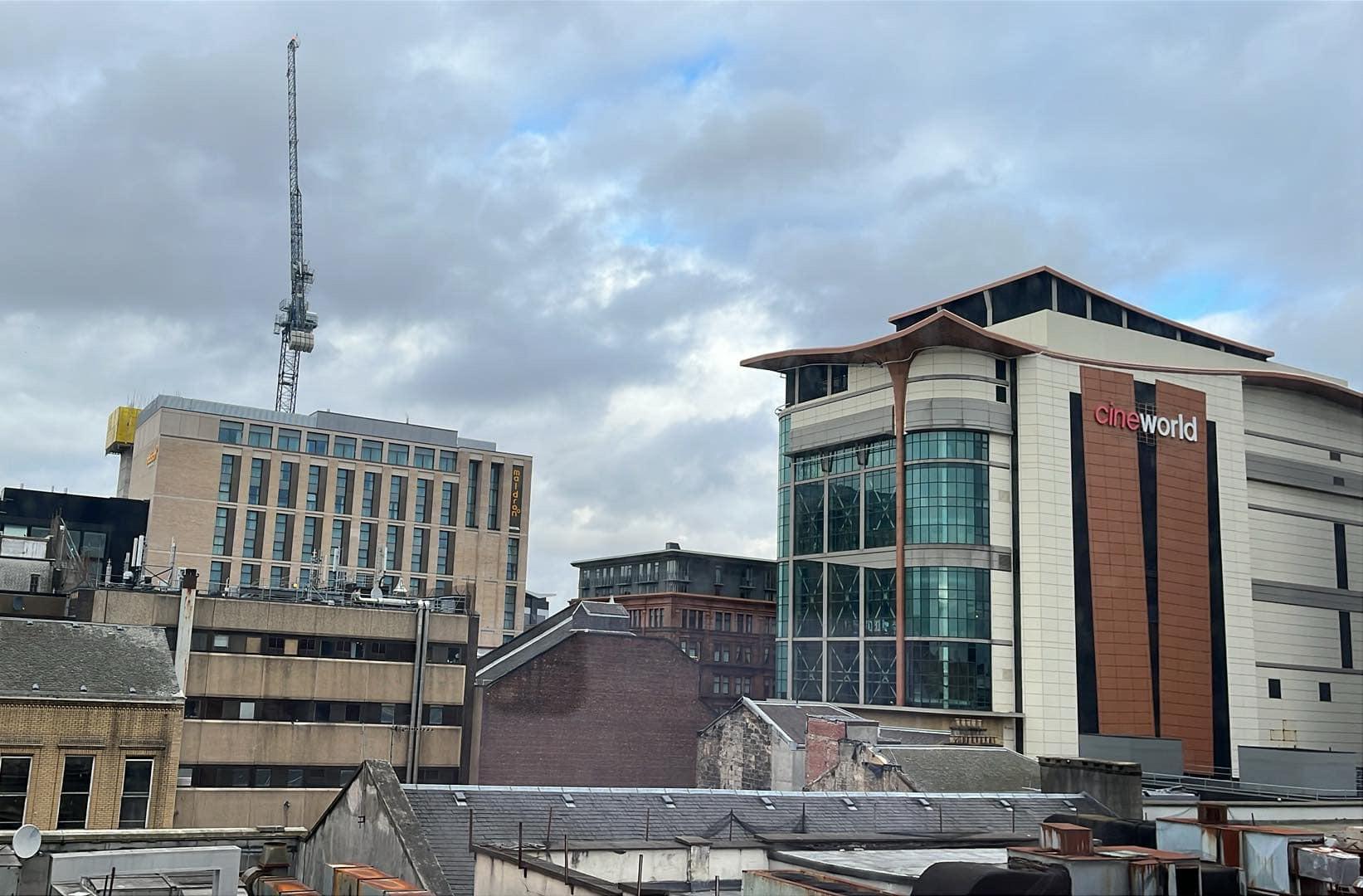 View from third floor room 