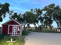 One of the barns