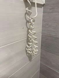 The mold that was on a cord in the bathroom