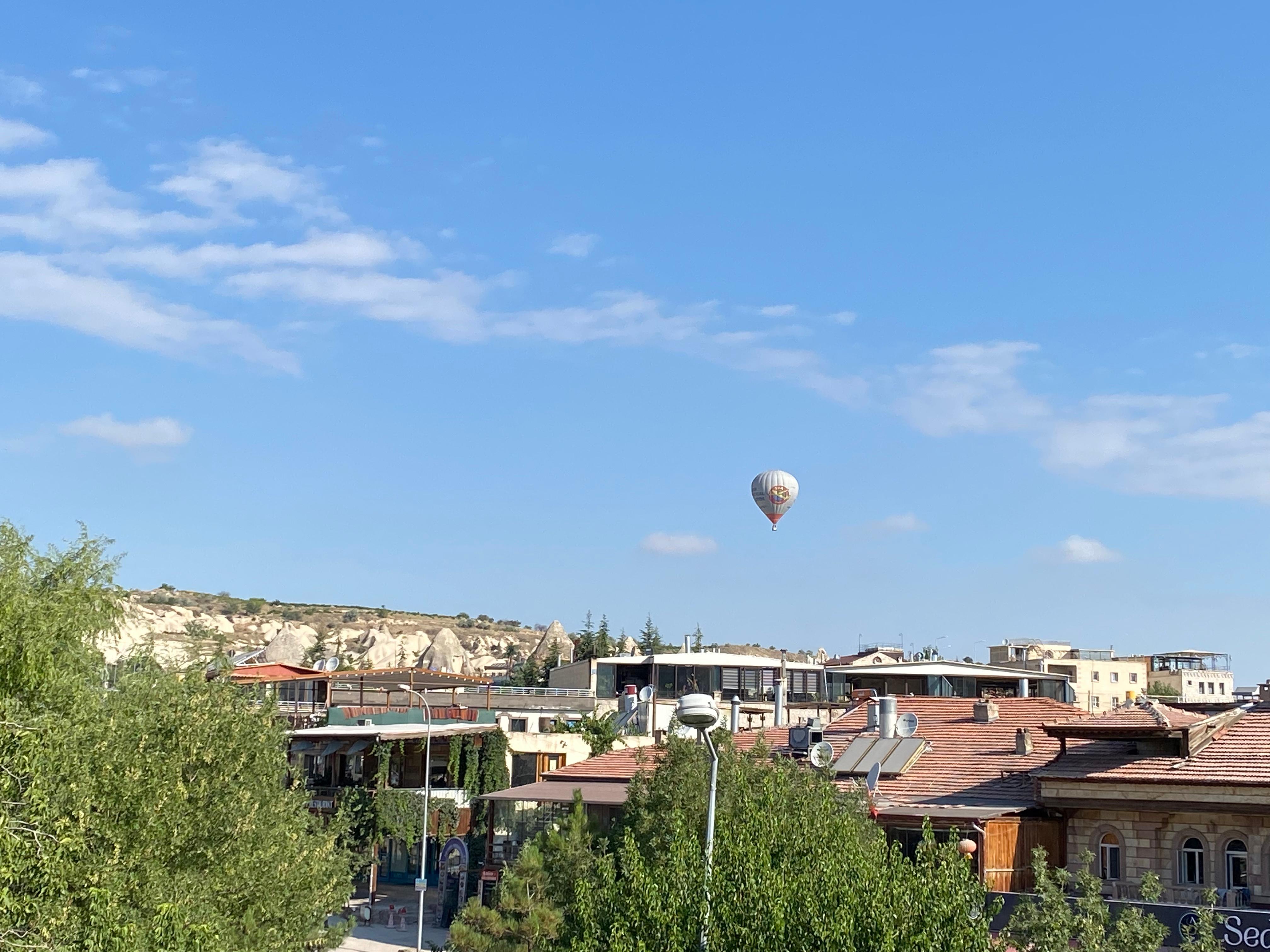 Vista dal terrazzo del hotel 