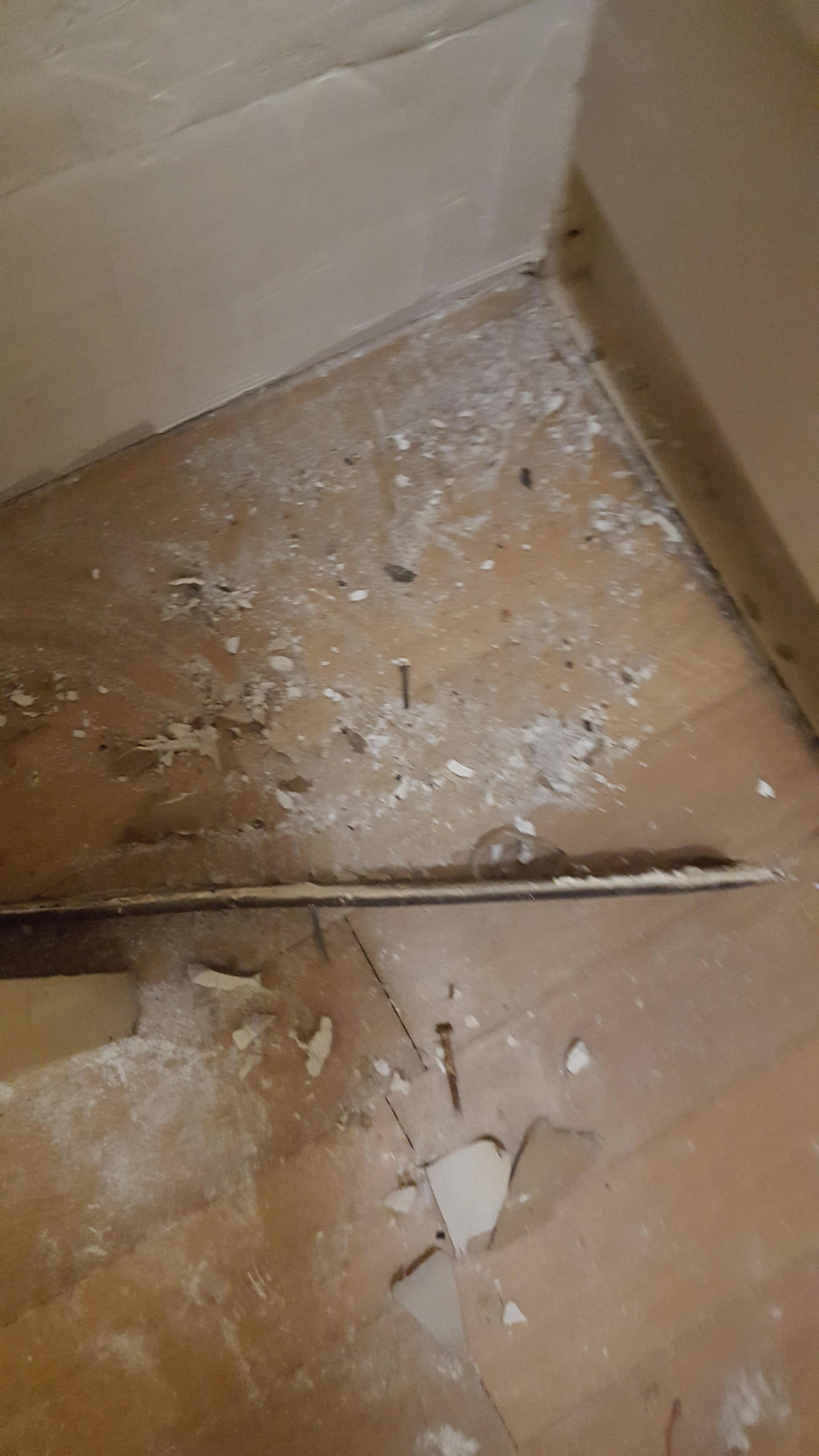 Bathroom floor