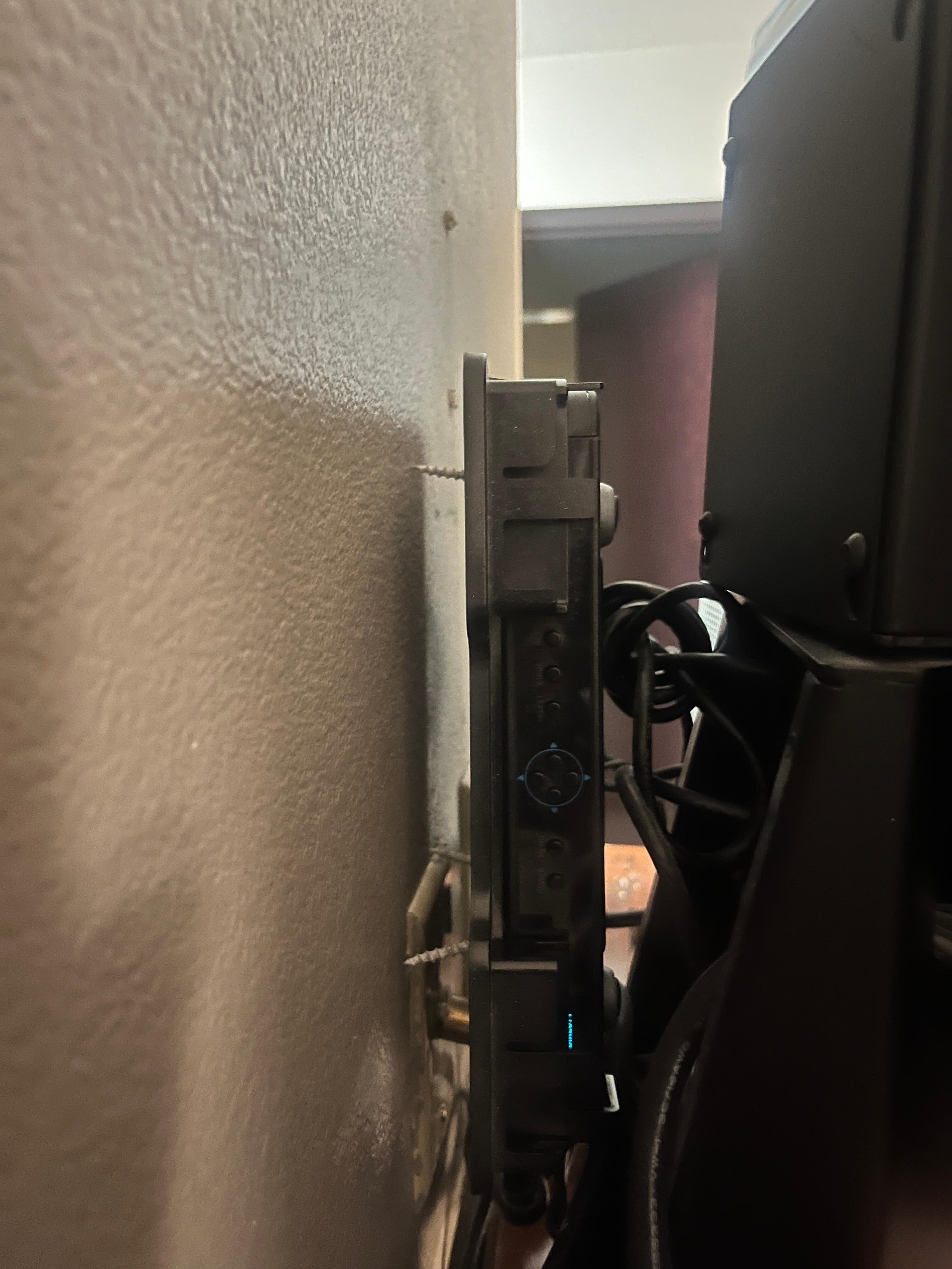 TV not properly attached or working and had to call in a service order