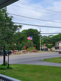 Uitzicht vanaf veranda