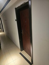 Shabby workmanship, health and safety hazard. Narrowly missed  our heads.