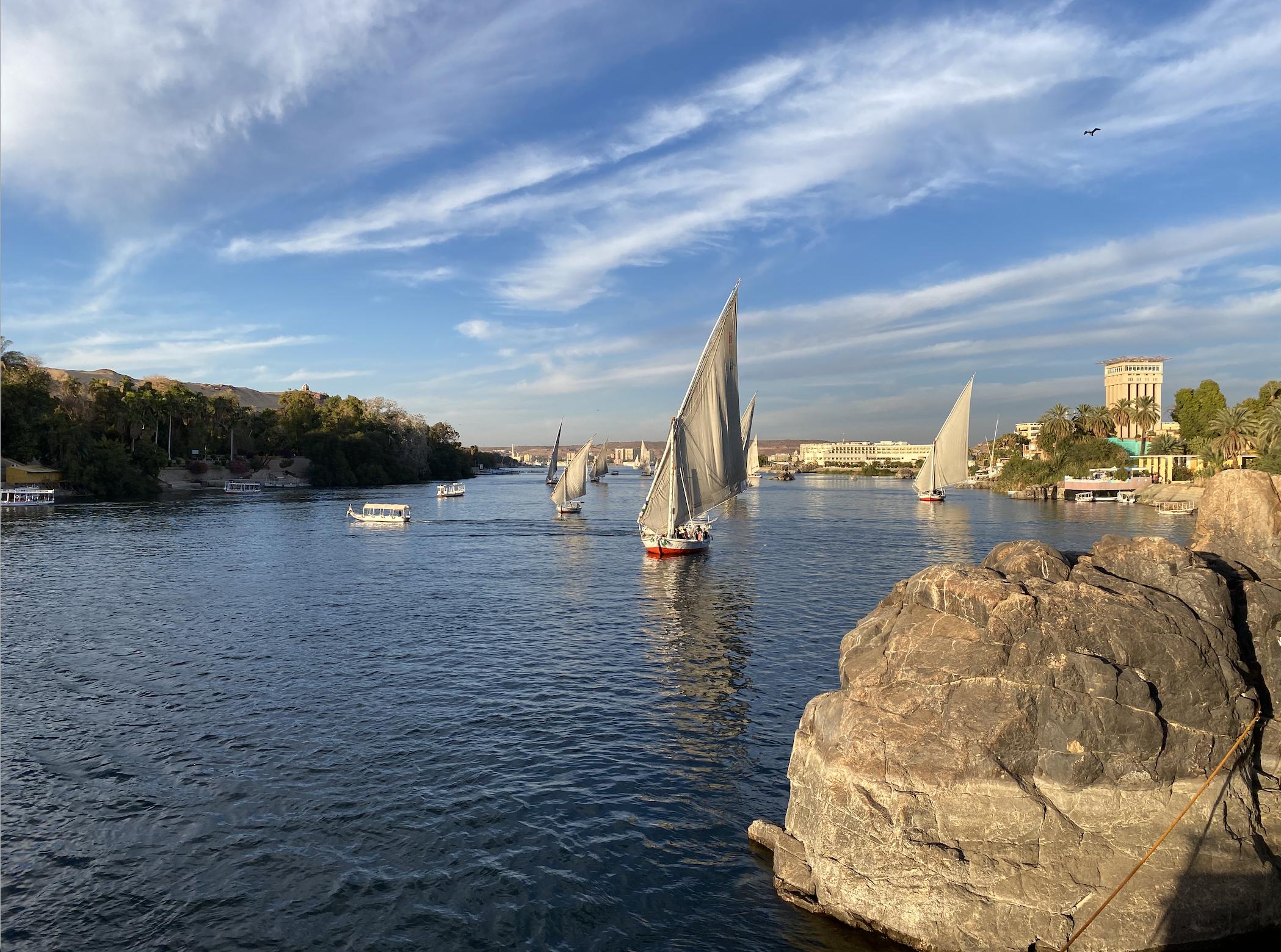 The view from the Anakob boathouse deck