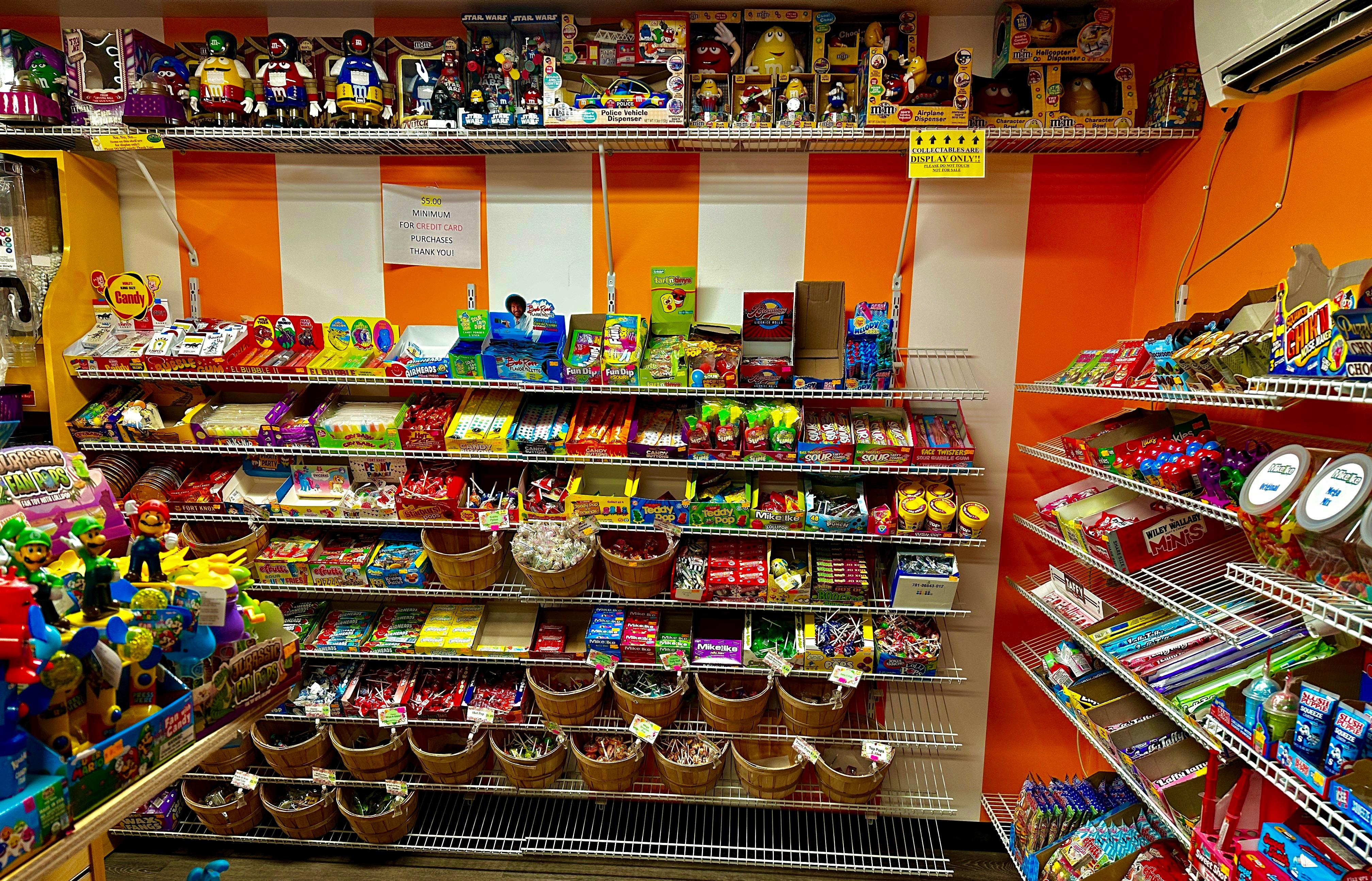 The candy store. Incredible.