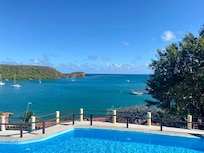 View from swimming pool