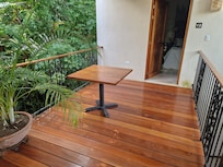 No chairs