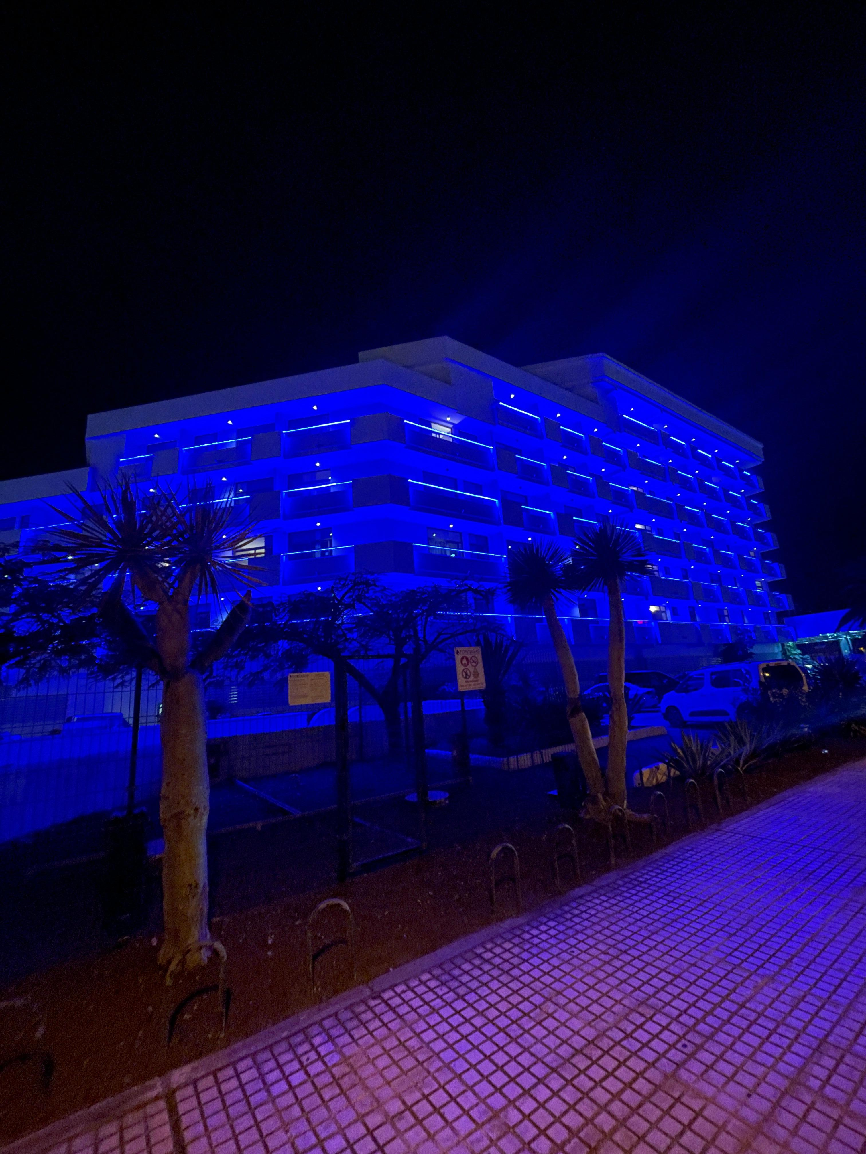 Hotel at night