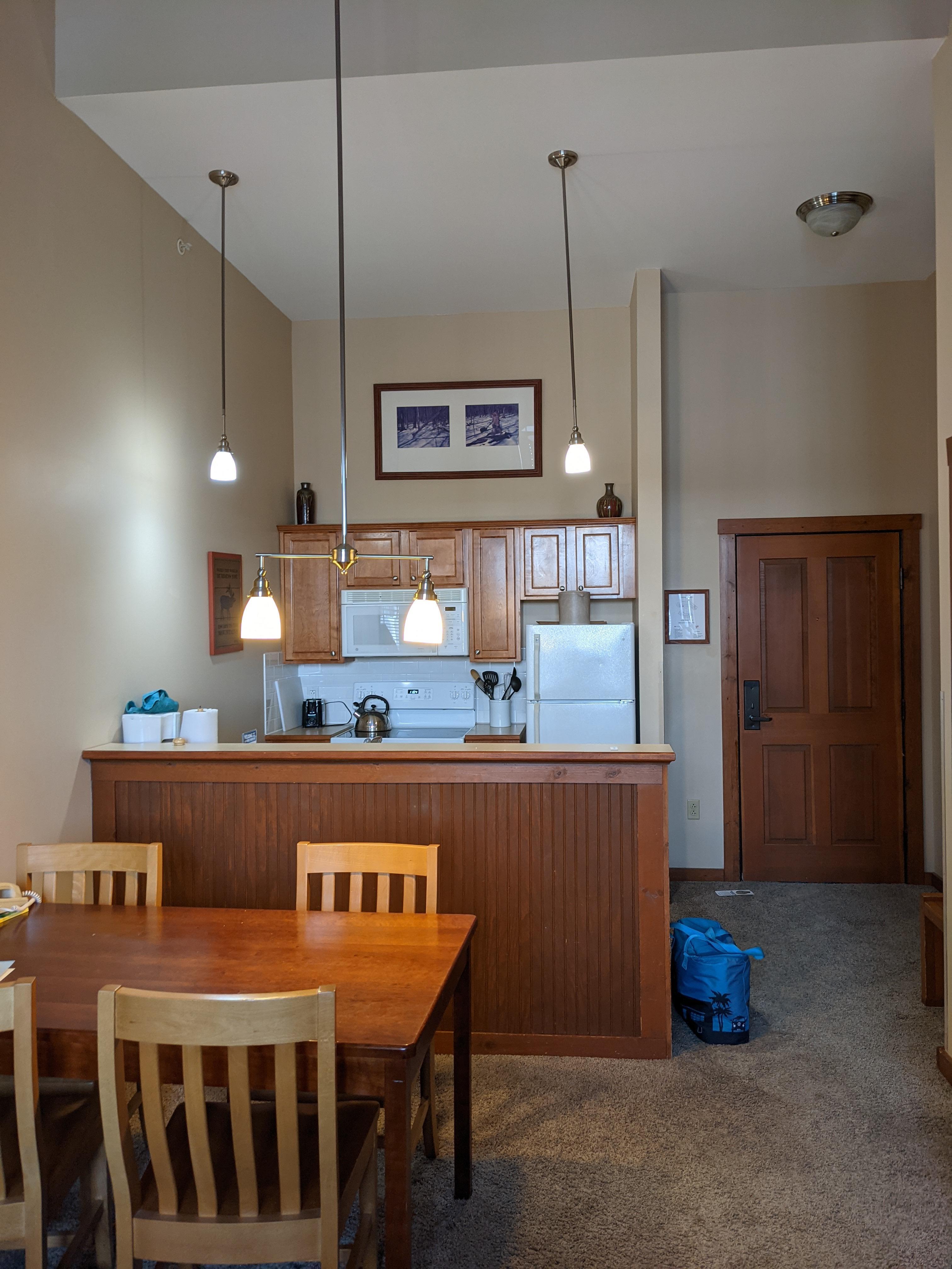 Kitchen with full size oven