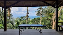 Yoga Deck und Massagen