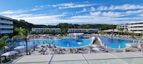 The main swimming pool day time
