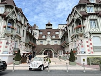The front of the hotel