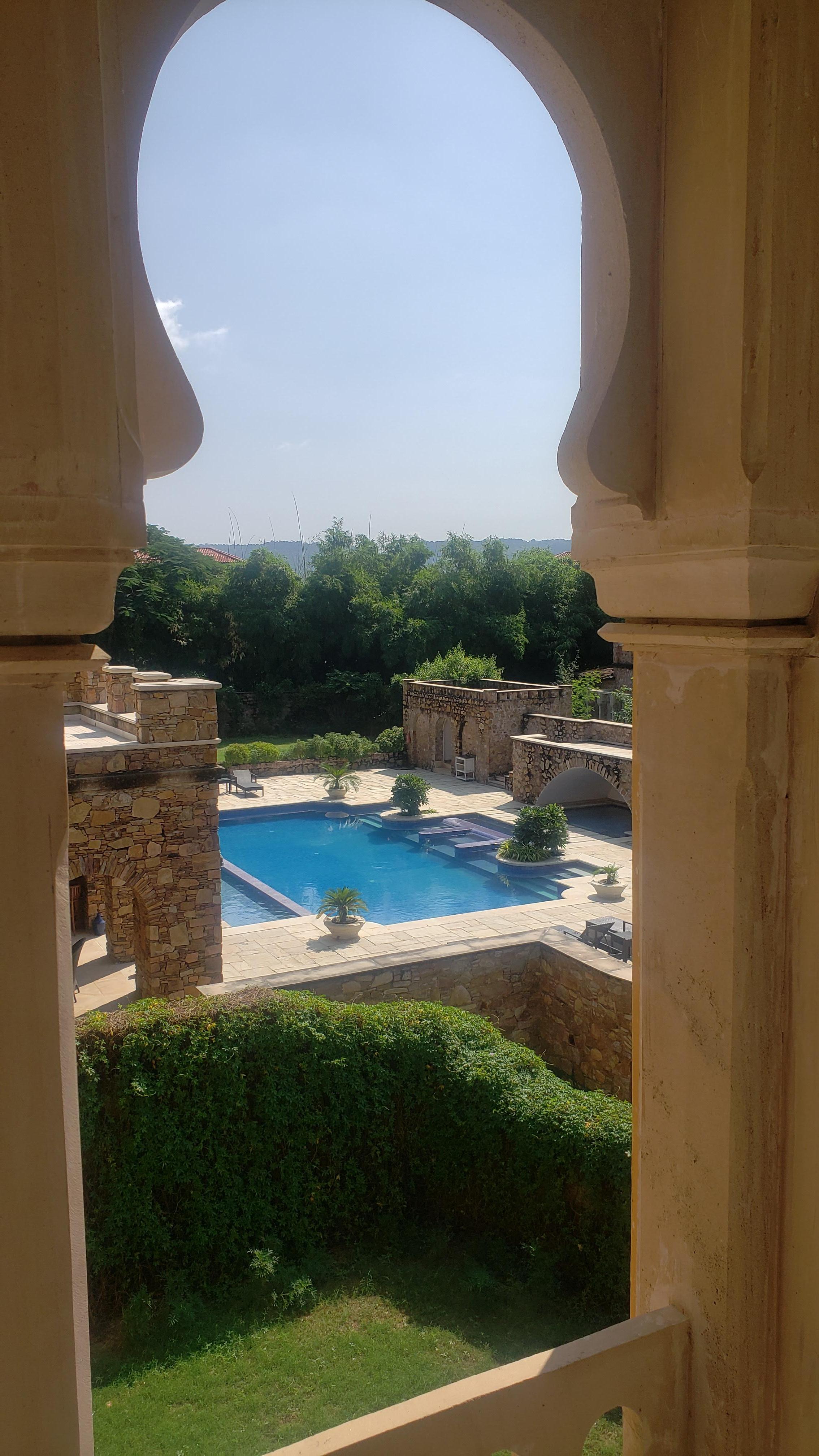 View of pool from 2nd floor suite