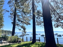 Steps away from your cottage is the lake!