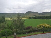 View from the outside seating area.