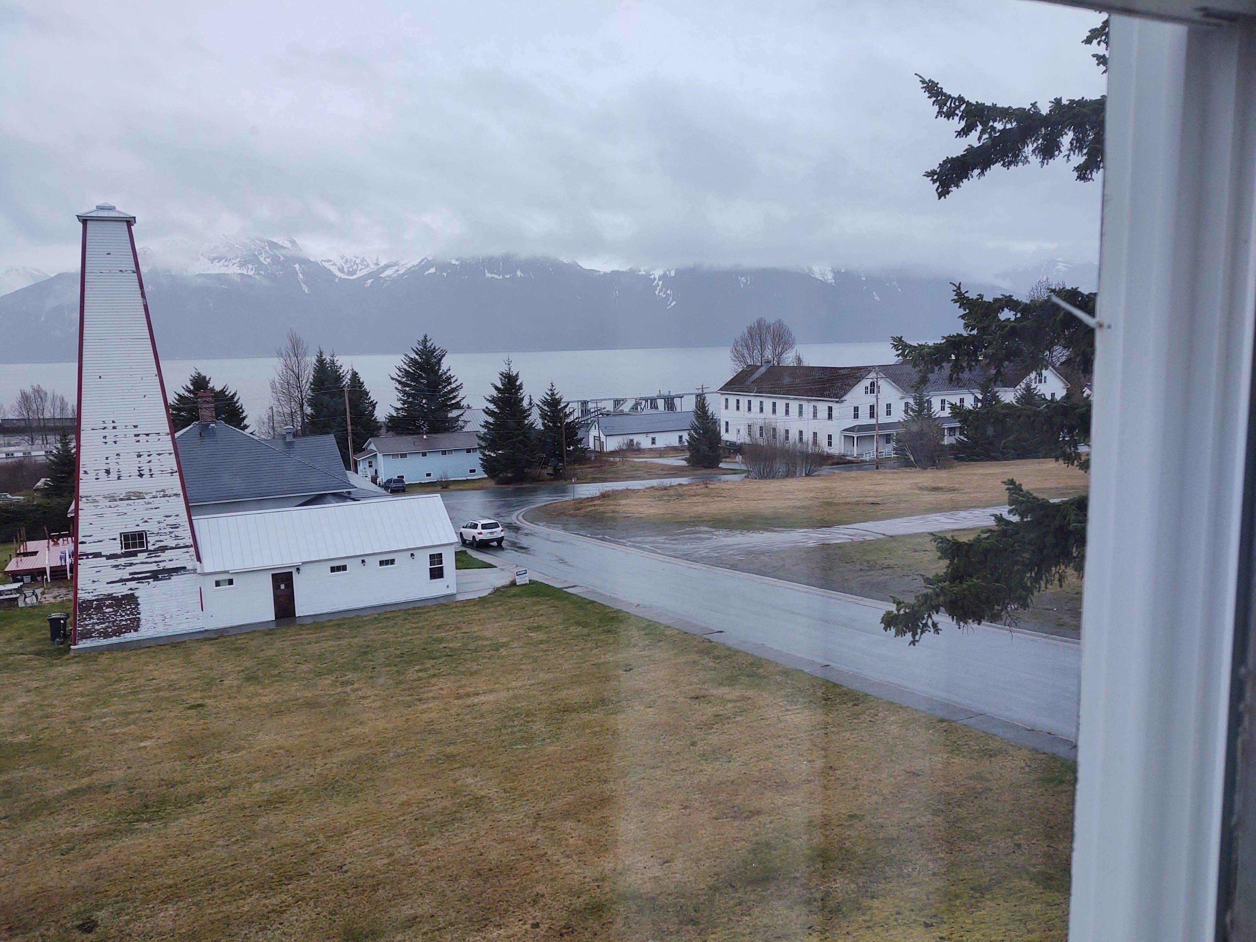 From the window of my room at Hotel Halsingland