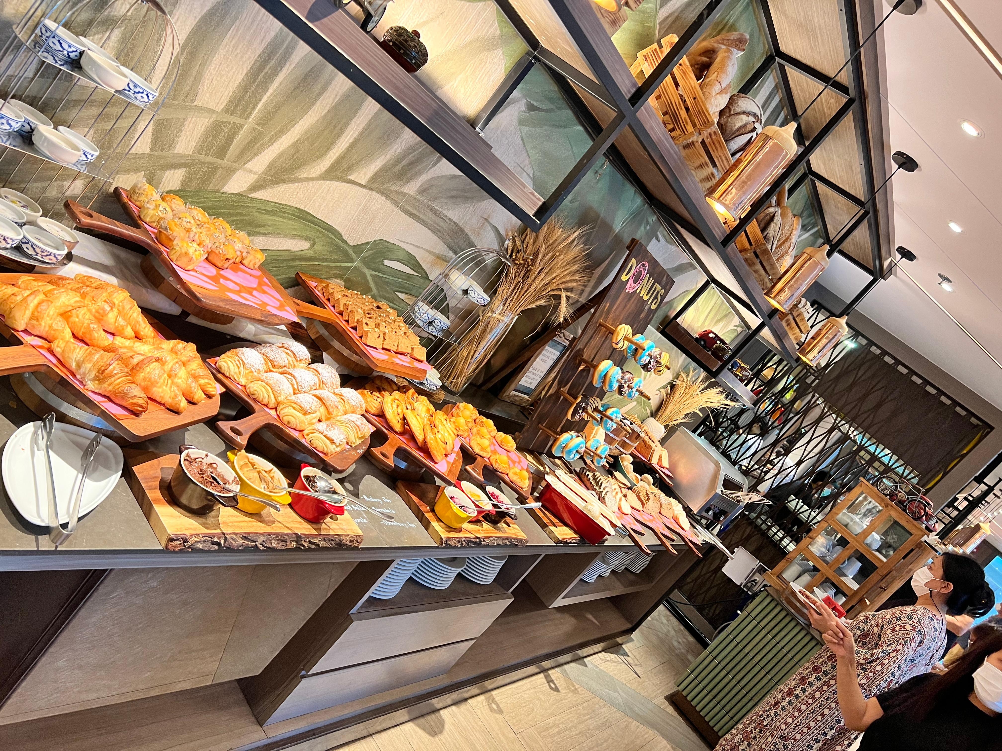 A small selection of the food available