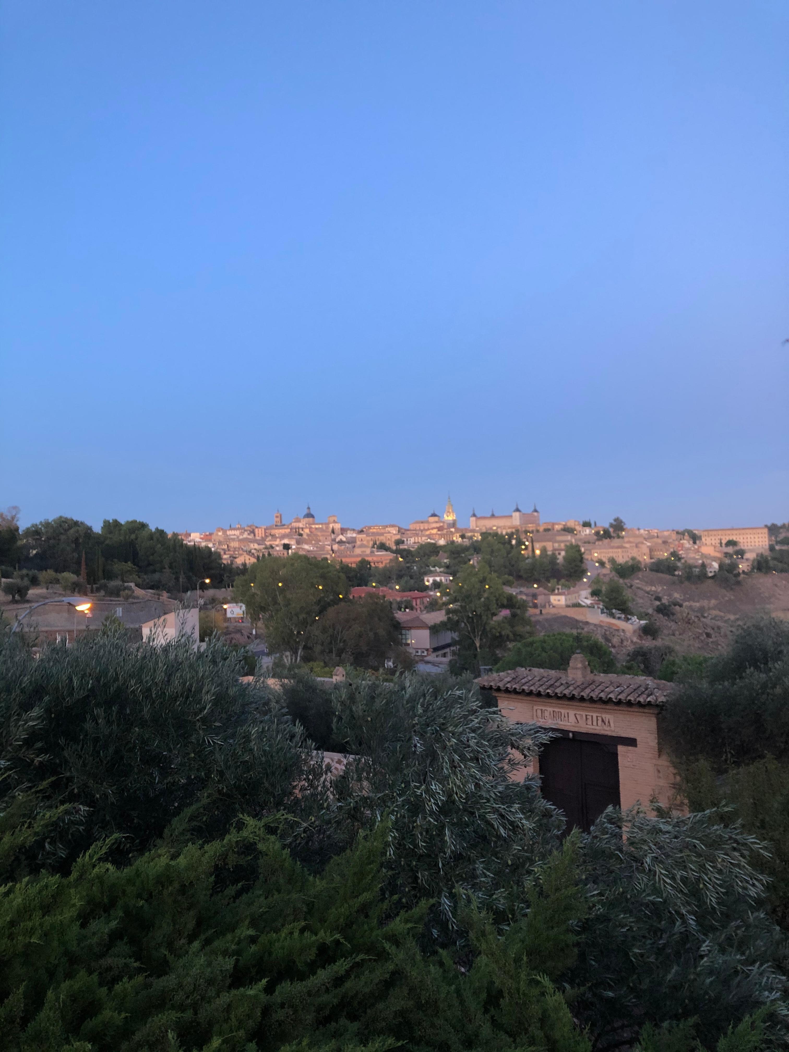 Aussicht Abendstimmung Oktober