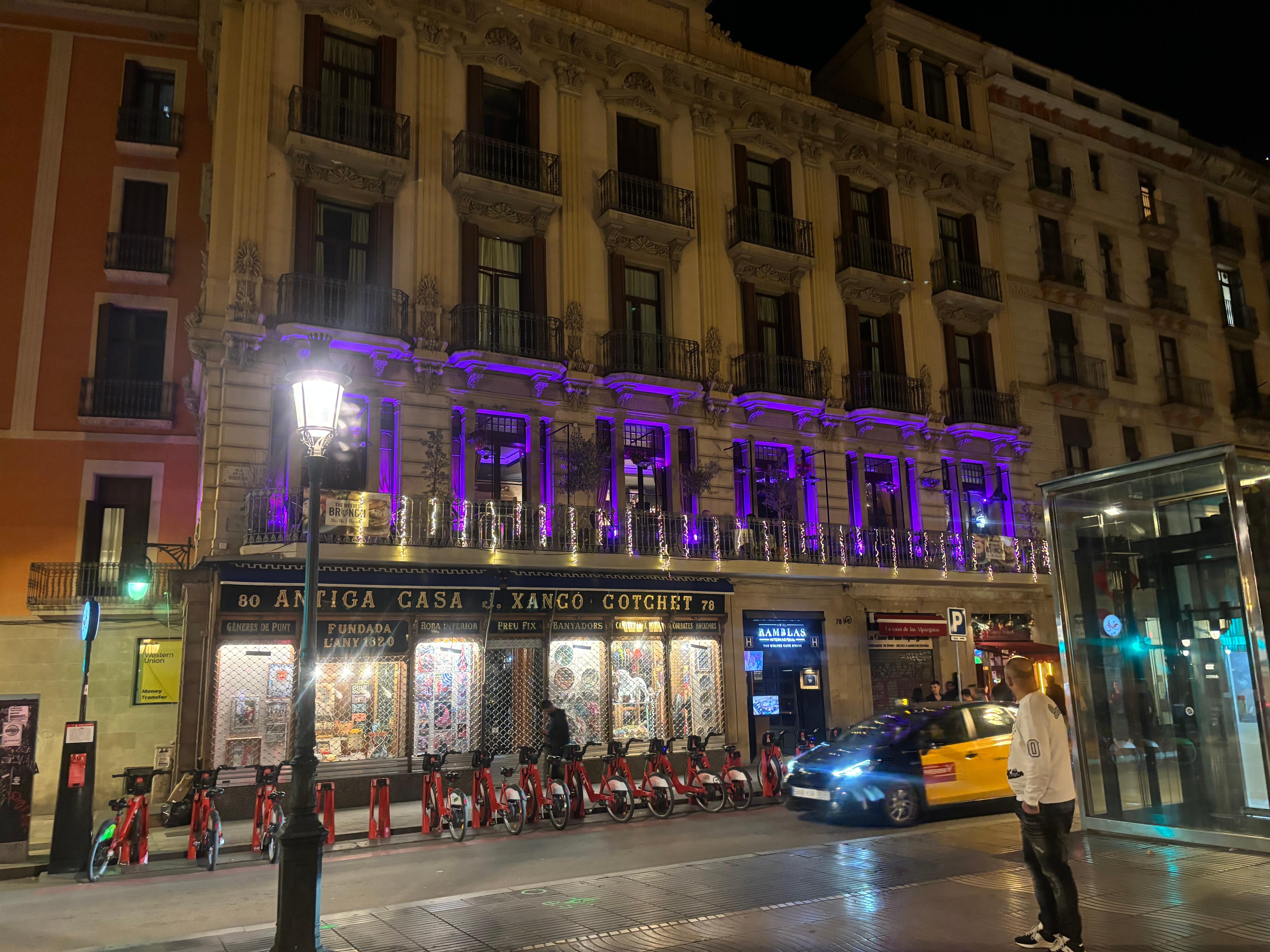 Hotel bar balcony