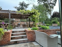 Lovely terrace off the dining room