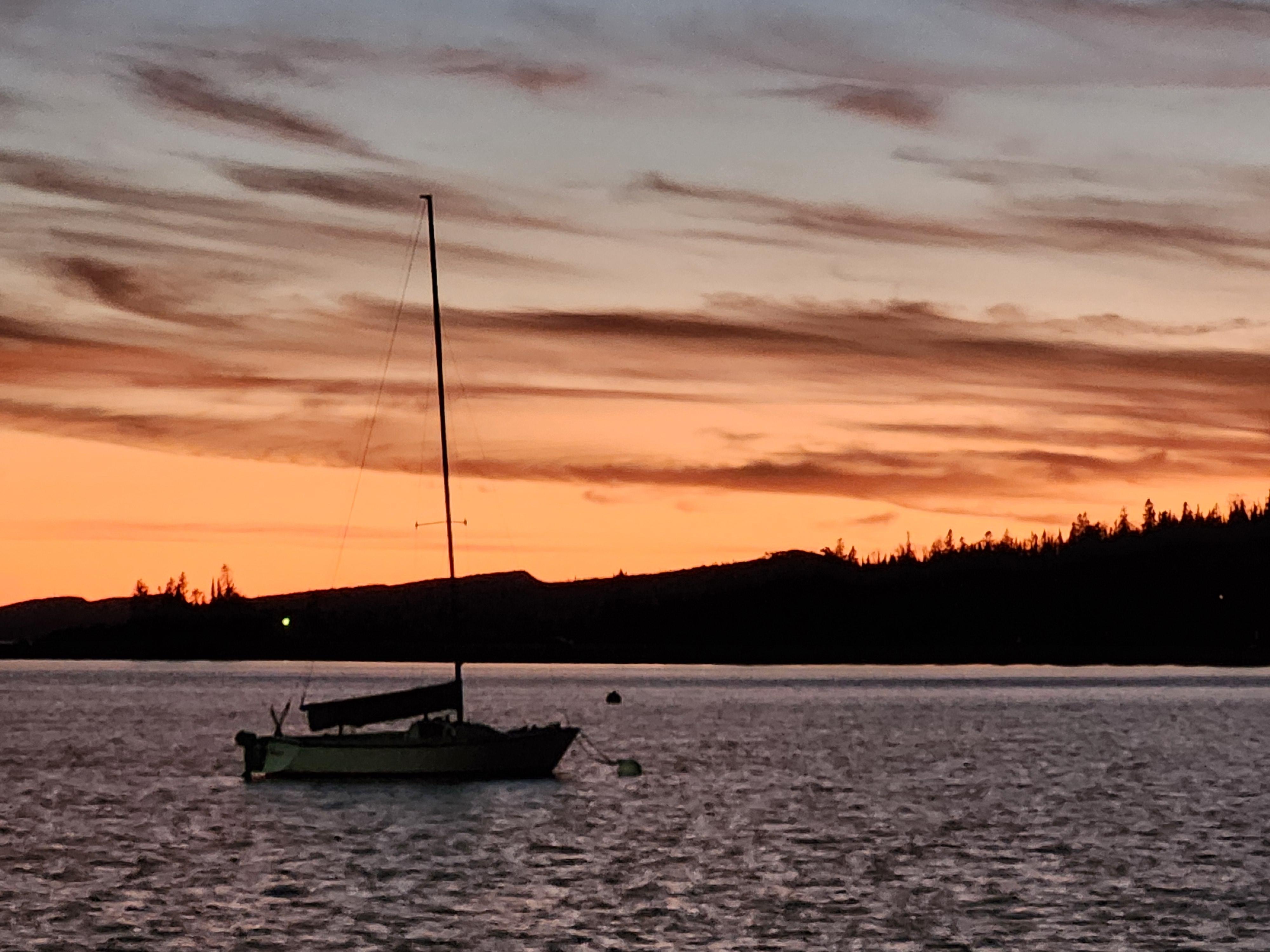 Grand Marais harbor view.