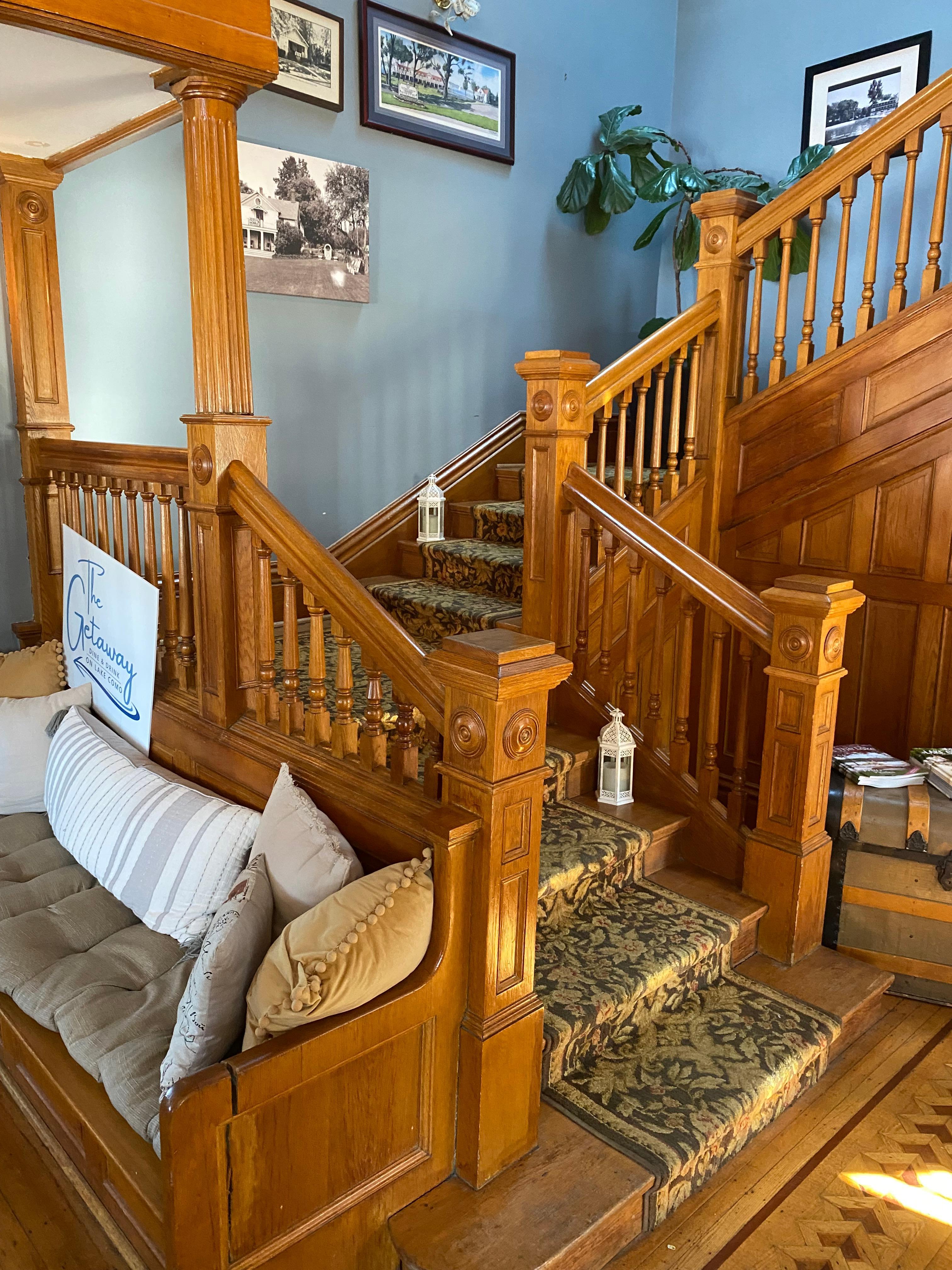 This 100 yr old staircase is amazing.