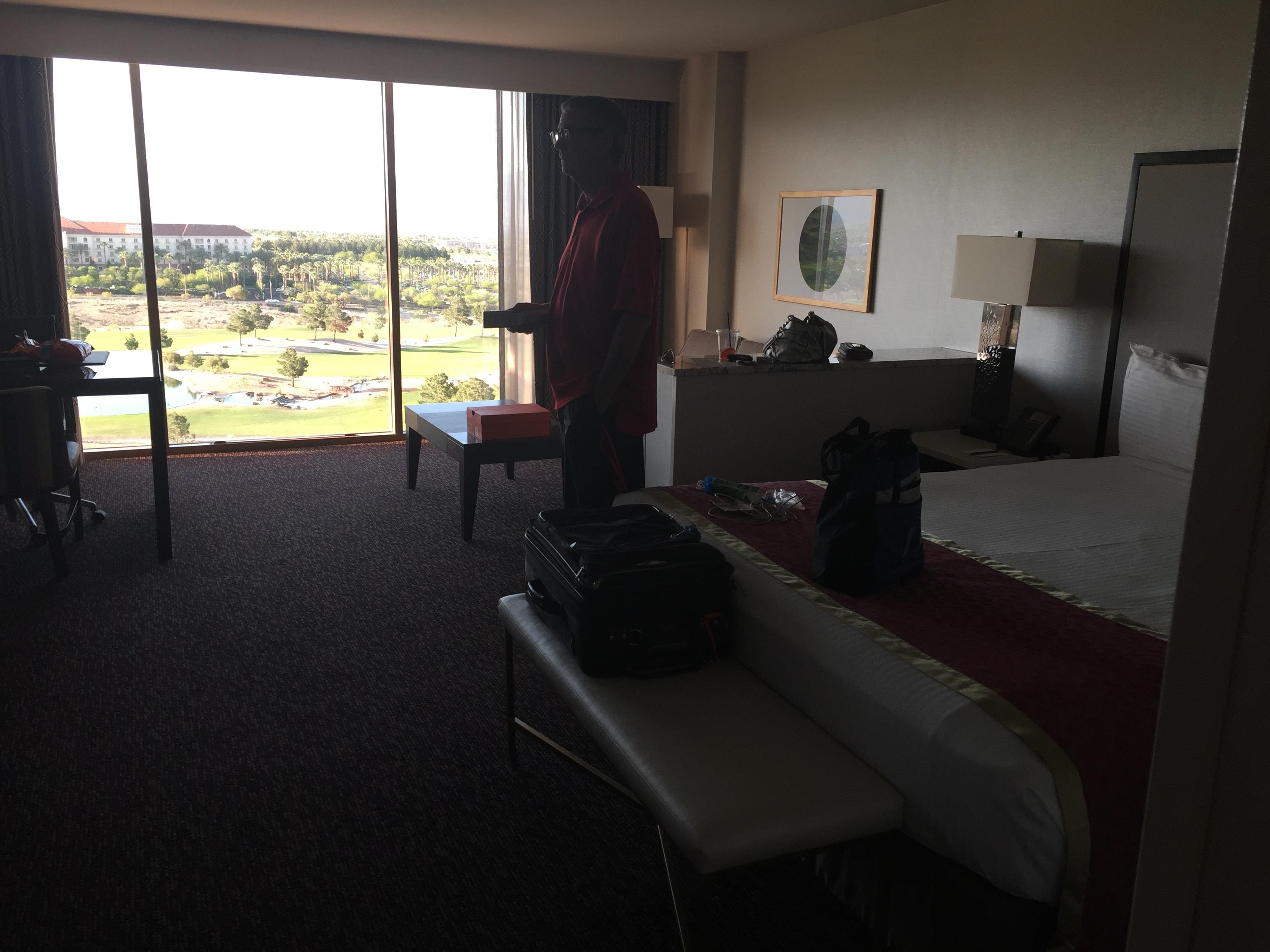 Golf course view from room