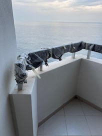 Balkong under renovering