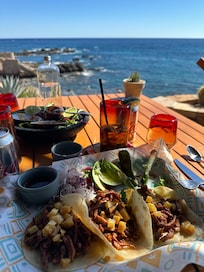 Tacos at the more casual restaurant