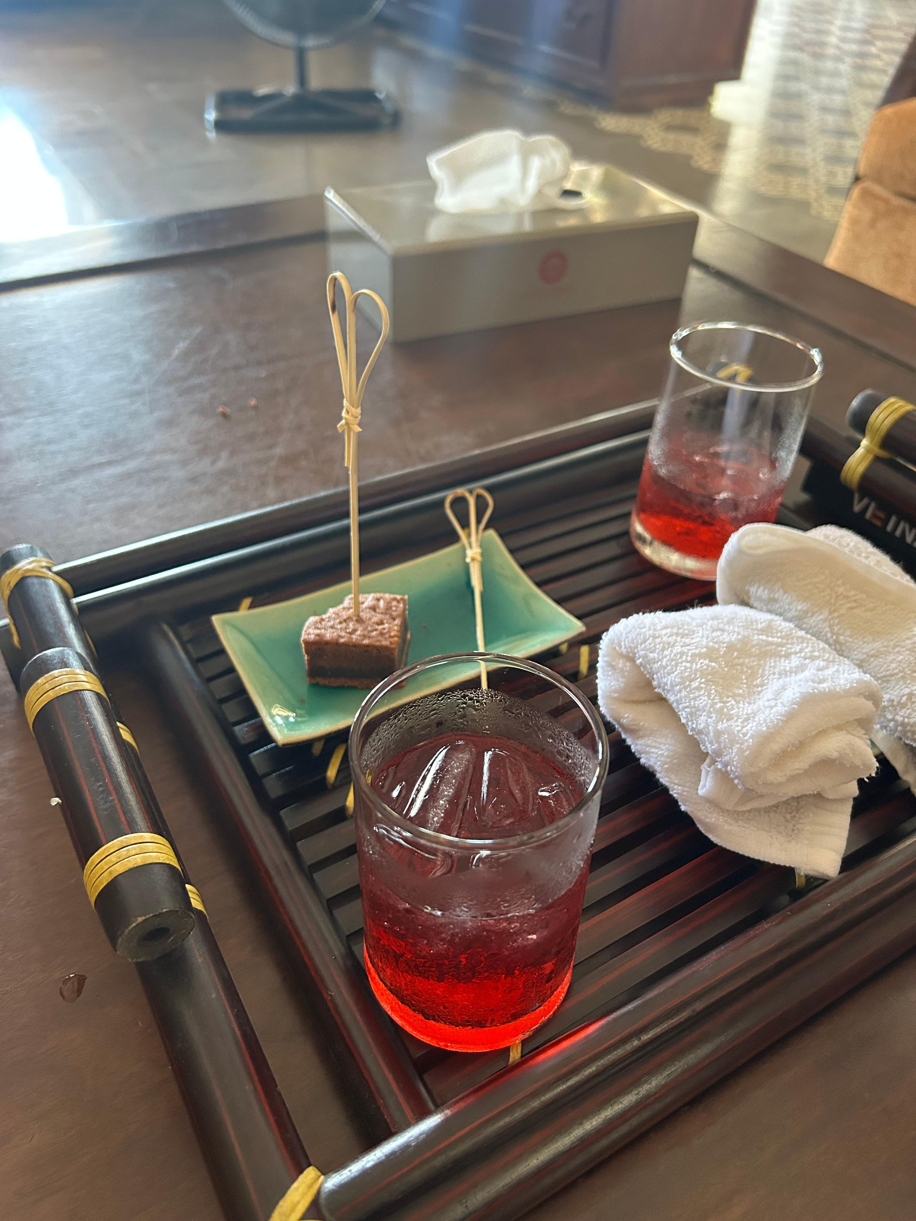 ウェルカムドリンク