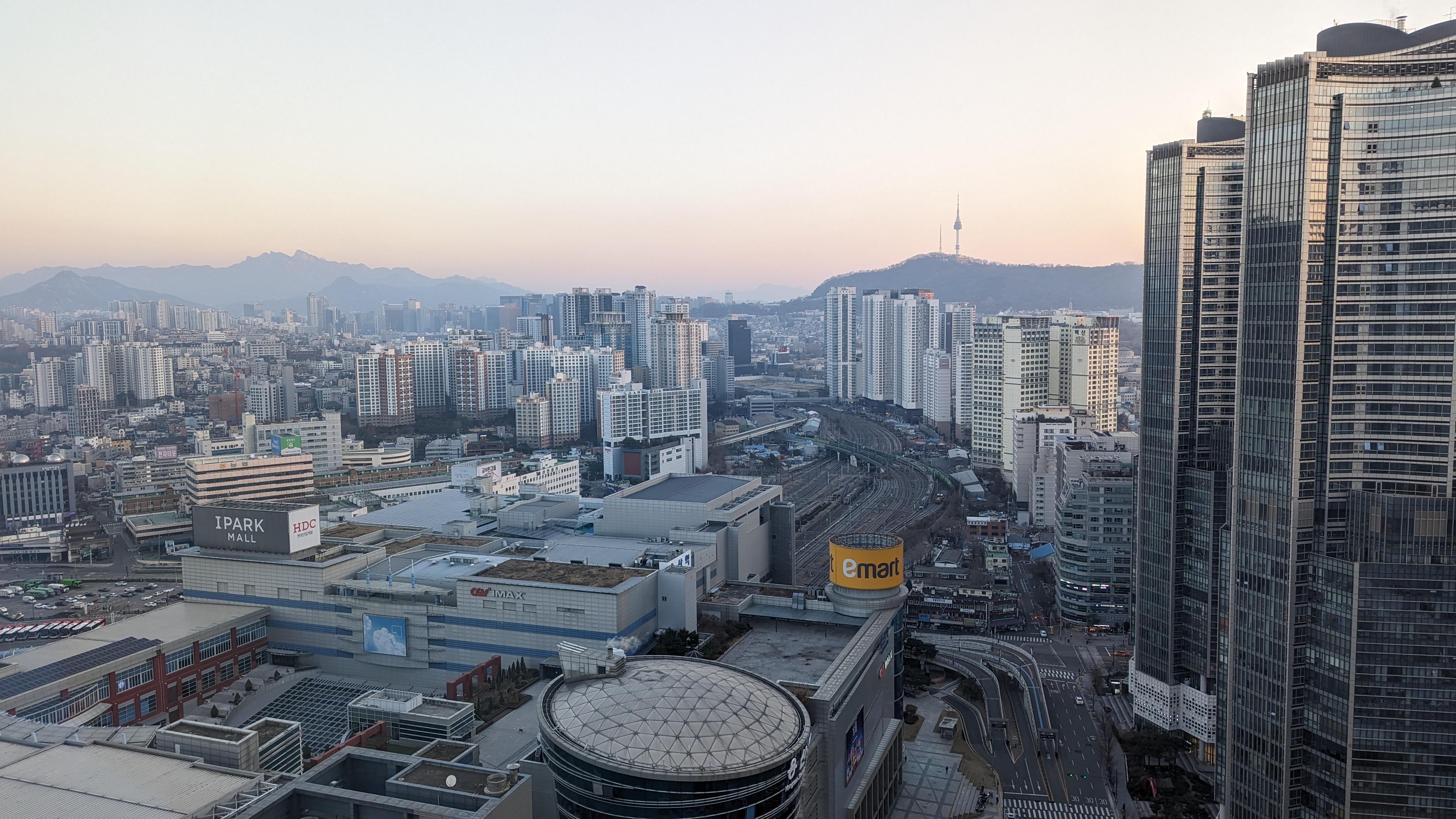 View from room on 26th floor