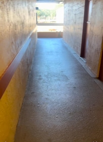 Corredor de acesso aos quartos