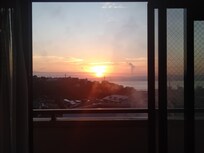 海側のお部屋は朝日が気持ちよい!