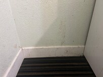 All of the walls were filthy