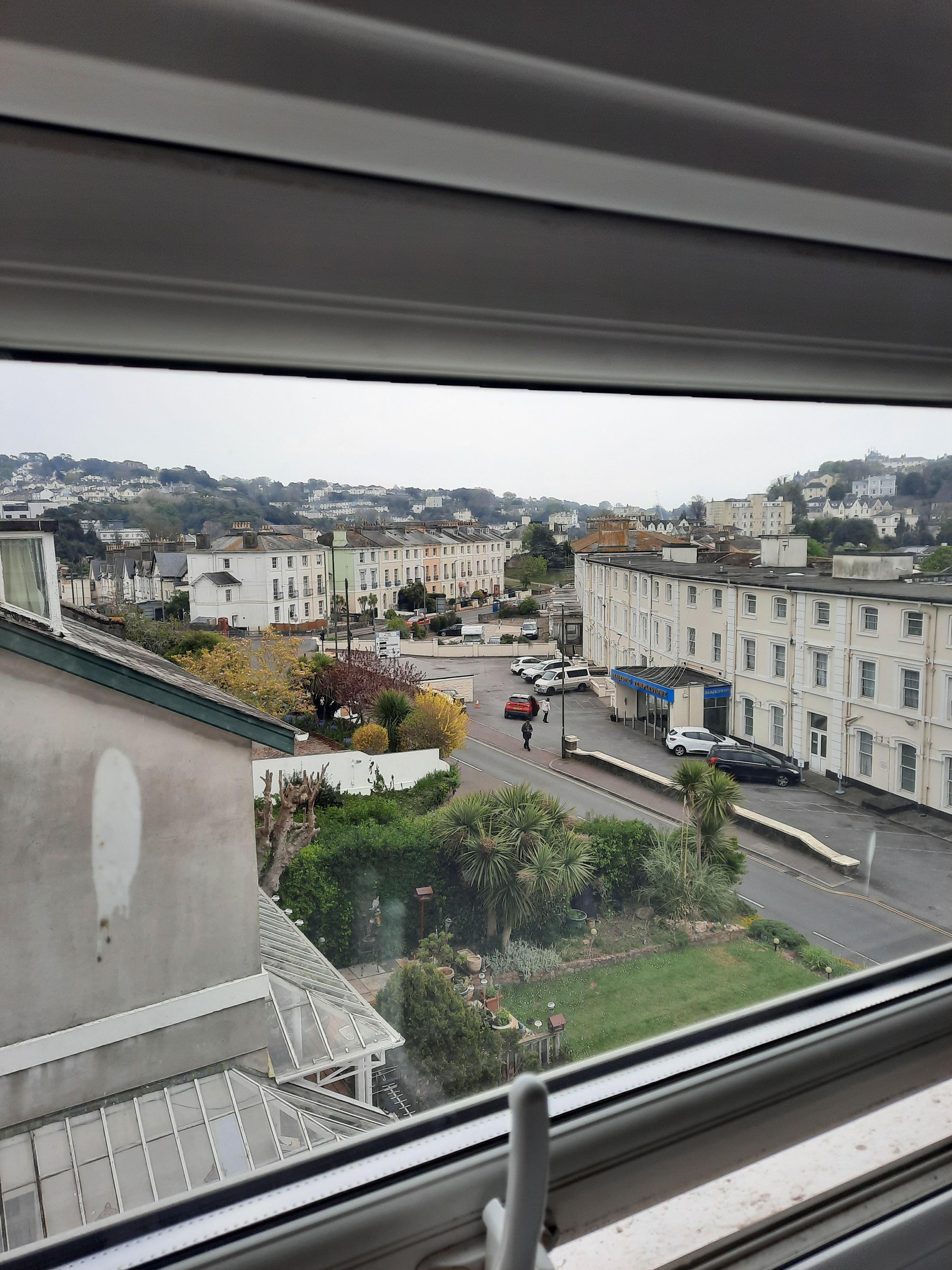 View from the sitting room in the Sea view suite 