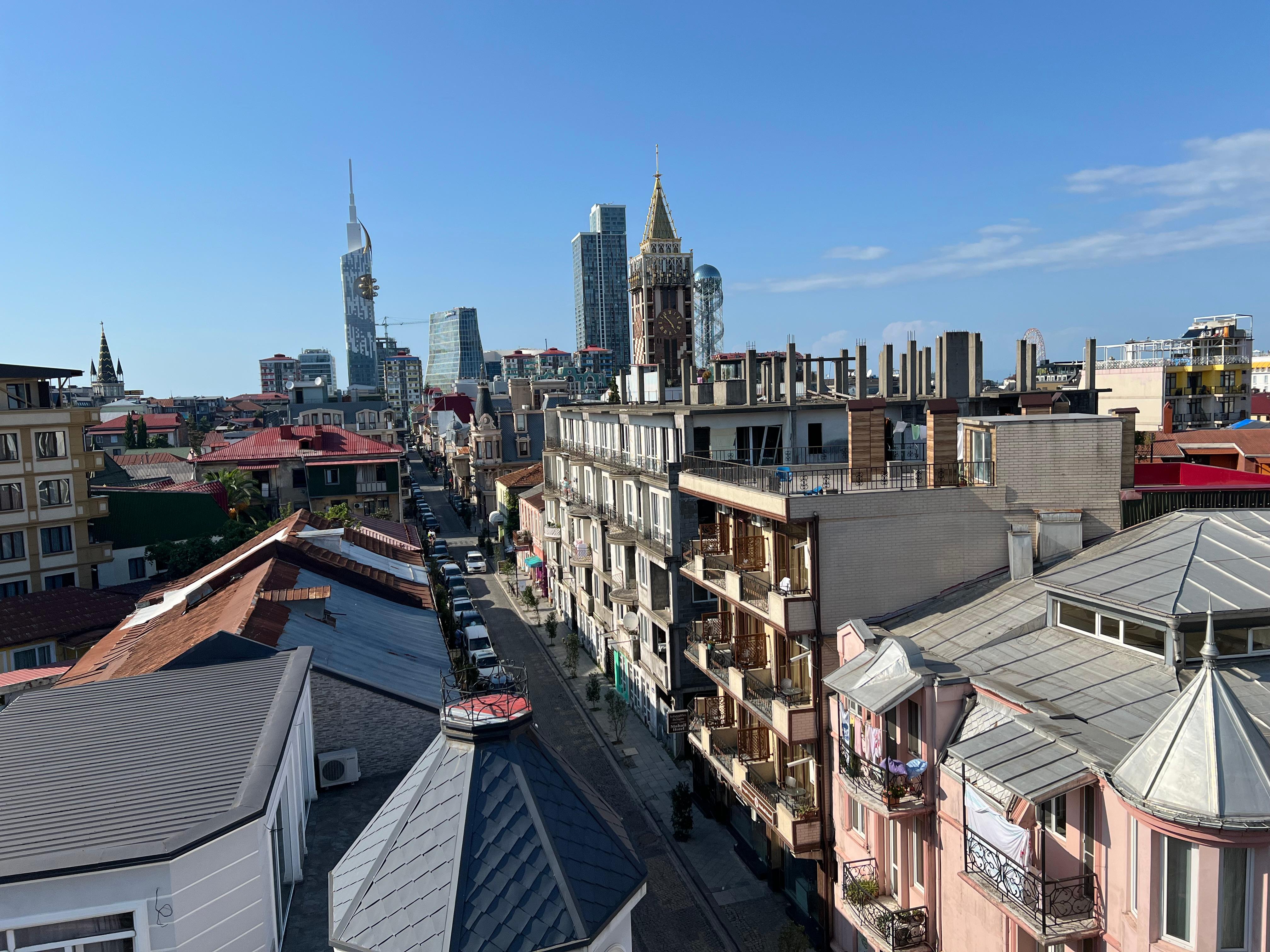 Batumi as seen from our balcony (Suite, City View)